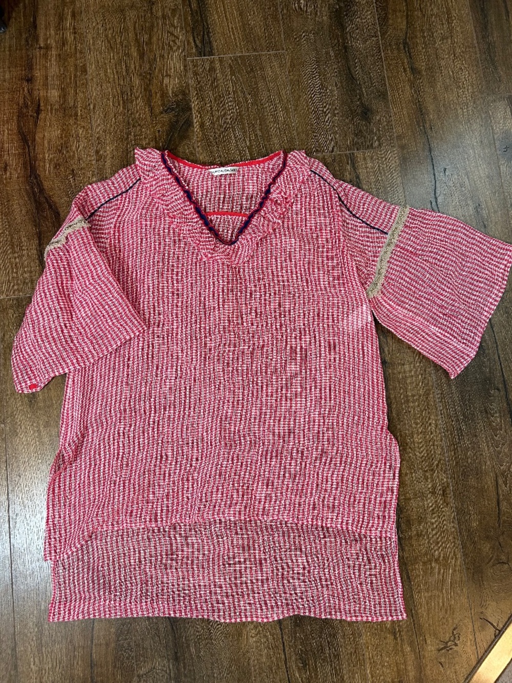 TSUMORI CHISATO Japanese Designer Blouse Tunic Puffy sleeve Size M-L